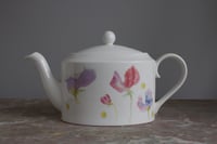 Image 1 of Sweet Pea English Fine Bone China Tea Pot