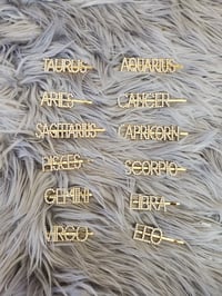 Image 2 of Zodiac Hair Pins GOLD