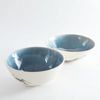 Image 2 of Altered Blue Serving Bowl