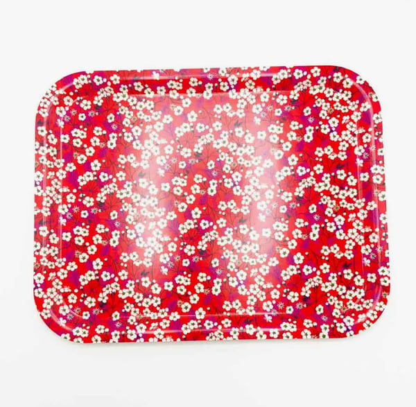 Image of Liberty Fabric Tray - Mitsi Red