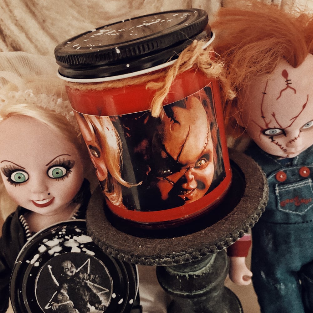 Image of Bride of Chucky Candle