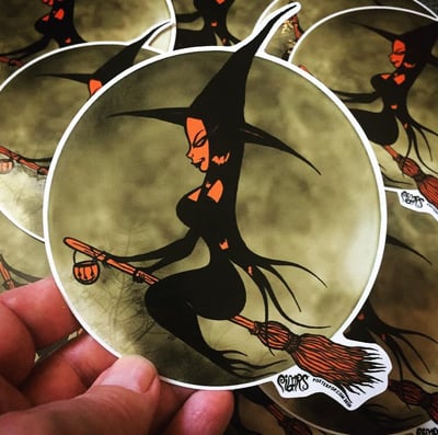 Image of BEWITCHED - STICKER - LIMITED QUANITY