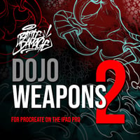 Image 1 of Dojo Weapons 2 for Procreate