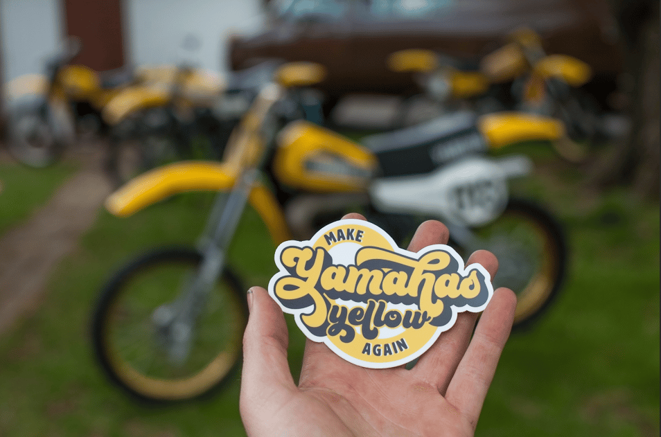 Image of Make Yamahas Yellow Again - Sticker