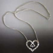 Image of Hex Heart & Tulip Necklace