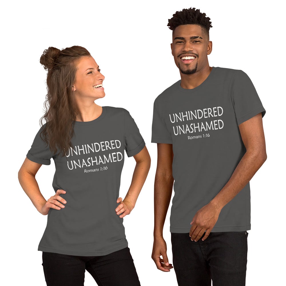 Image of Unhindered Unashamed- Unisex T-Shirt