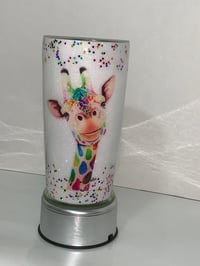 Giraffe Custom stainless steel tumbler.