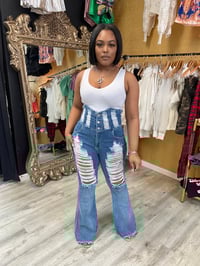 Over the Top hi waist denim