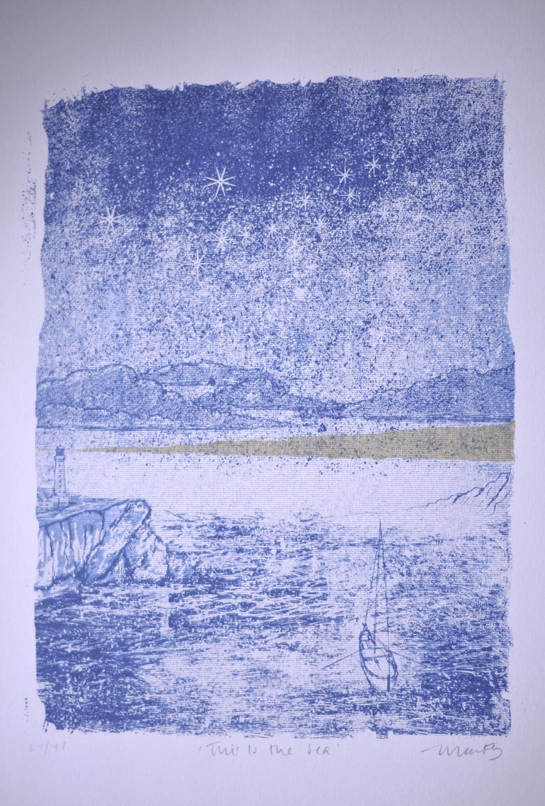 Image of This is the Sea  - Screenprint.