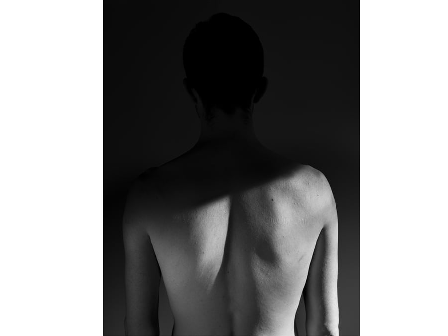 Image of Aarons back, 2013