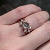 Celeste Rose Ring Set