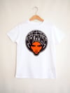 Kids "AFRO" Tee - Organic Cotton - White 