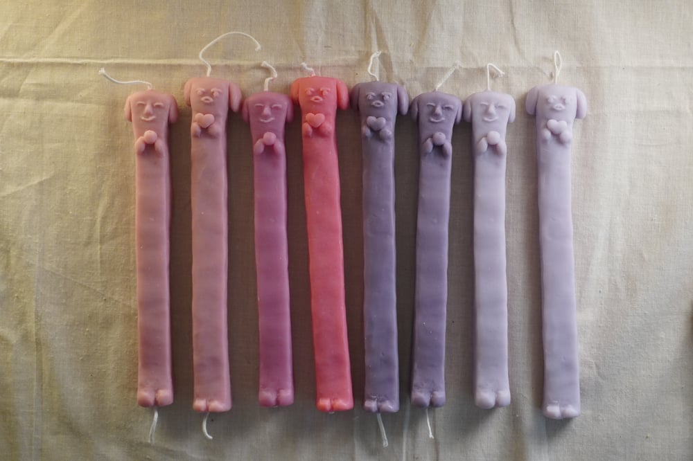 Image of Long Doggy Candles 3