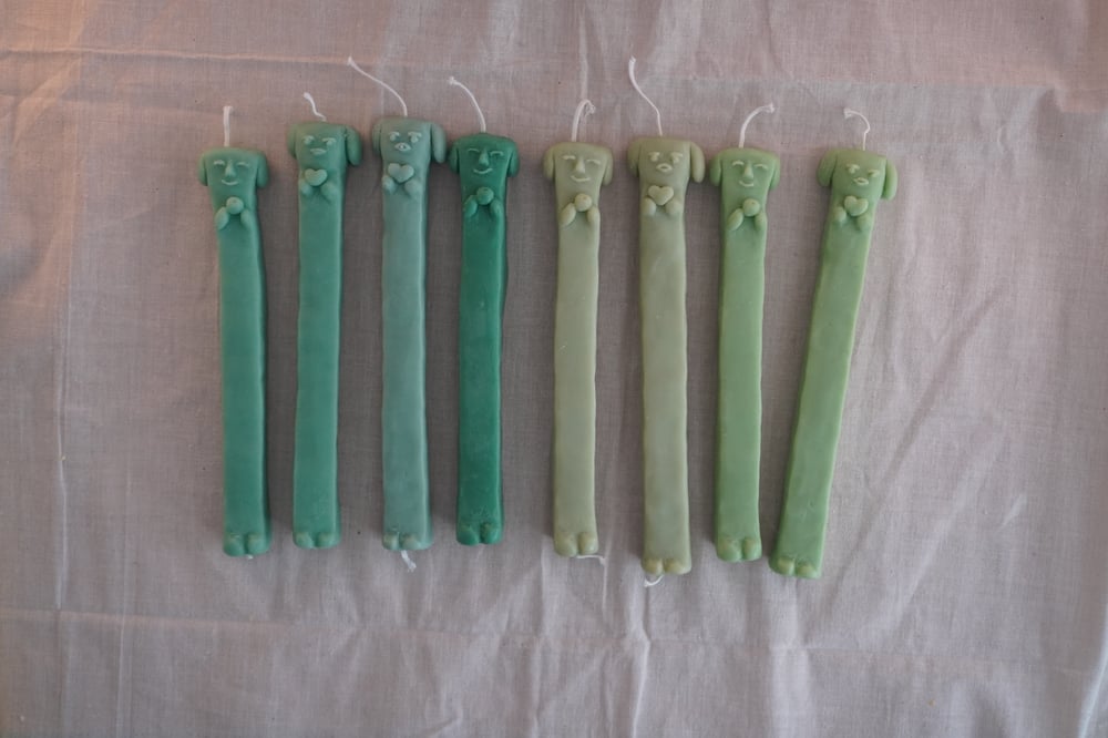 Image of Long Doggy Candles 4
