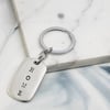 HOME Sterling Silver Key Ring