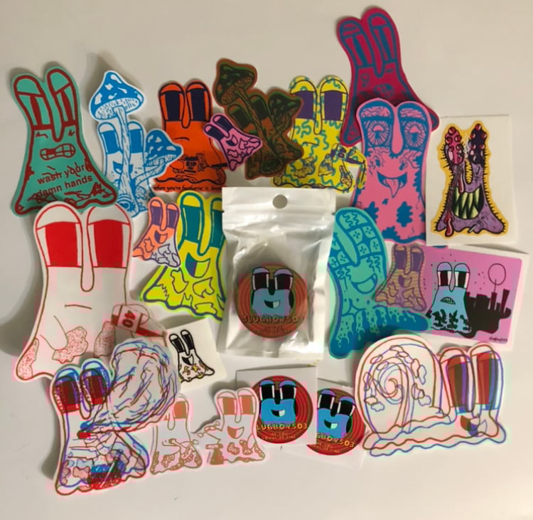Slugboy Phone Grip Sticker Pack