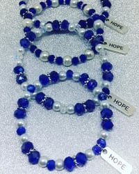 ‘Hope’ Crystal & Pearl Bracelet
