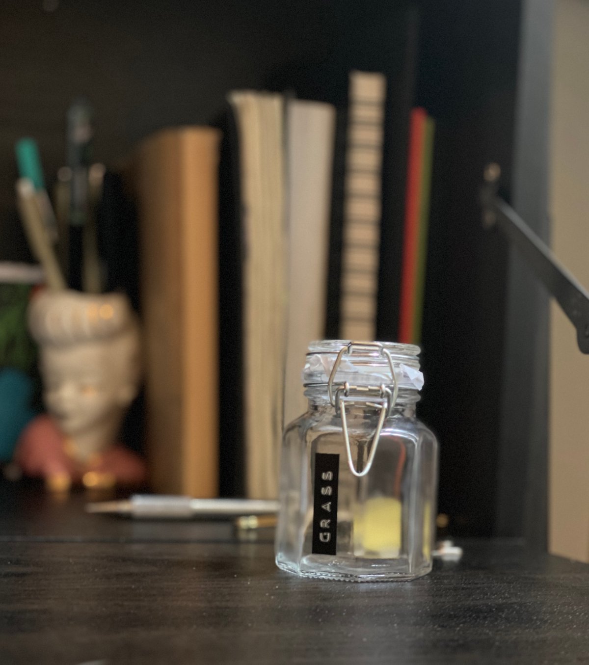 Little Glass Stash Jar 