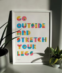 Go Outside - Screenprint, A3