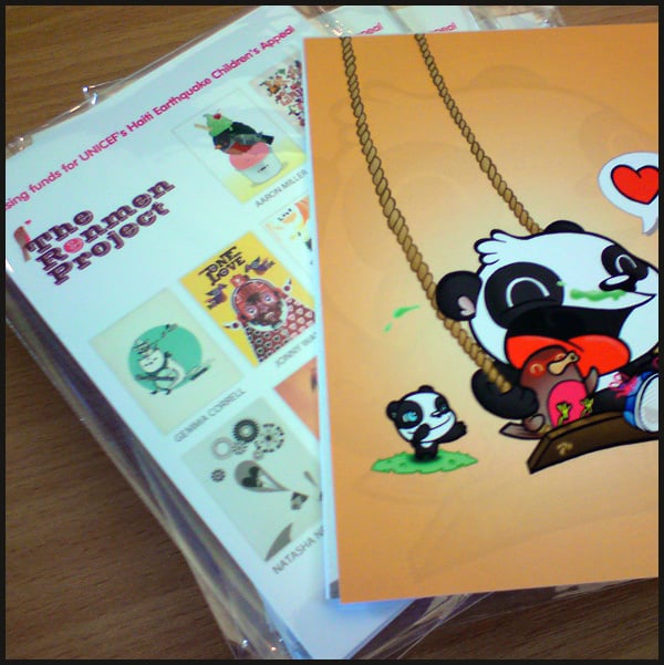 Image of Postcard set from 10 amazing artists!