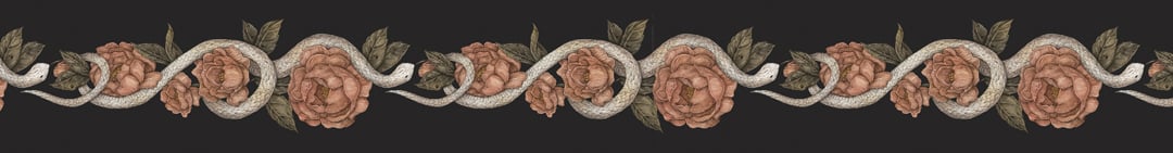 Image of Floral Snake Washi Tape