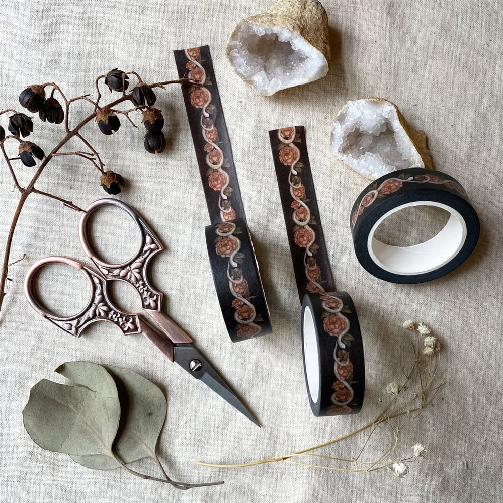 Image of Floral Snake Washi Tape