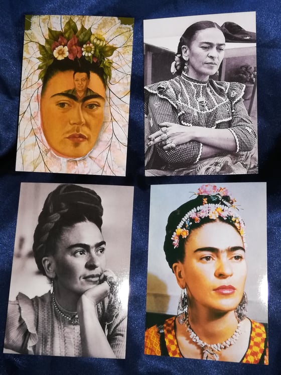 Image of Five Frida Kahlo & Diego Riveta post cards
