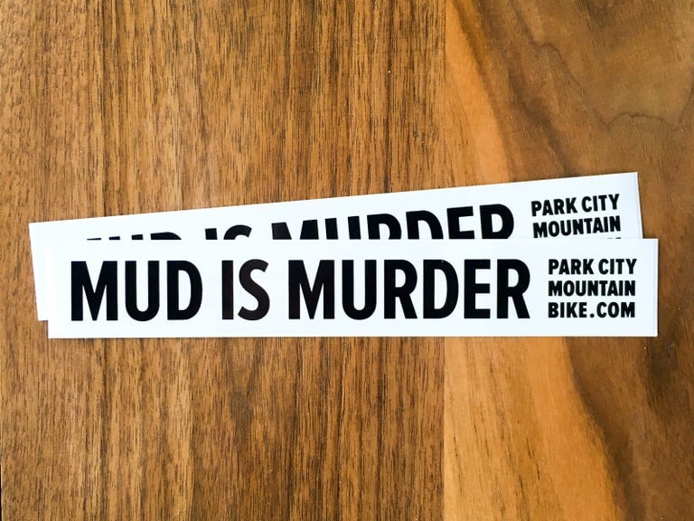 Image of Mud is Murder Stickers (Pack of 2)