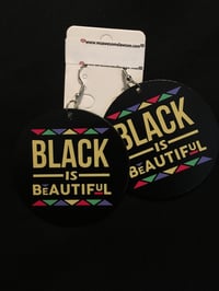 Image 1 of Awesome Black is Beautiful  earrings 