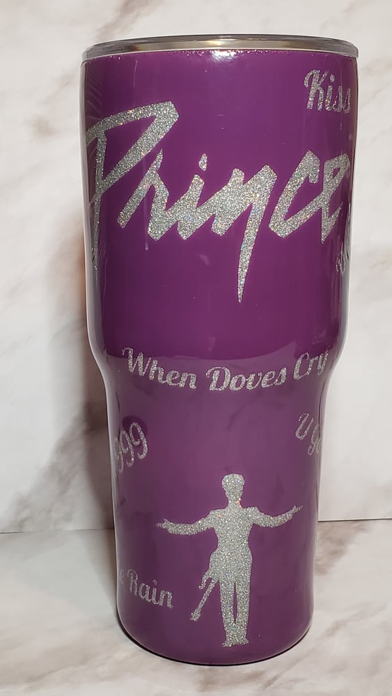 Image of Prince Greatest Hits Tumbler