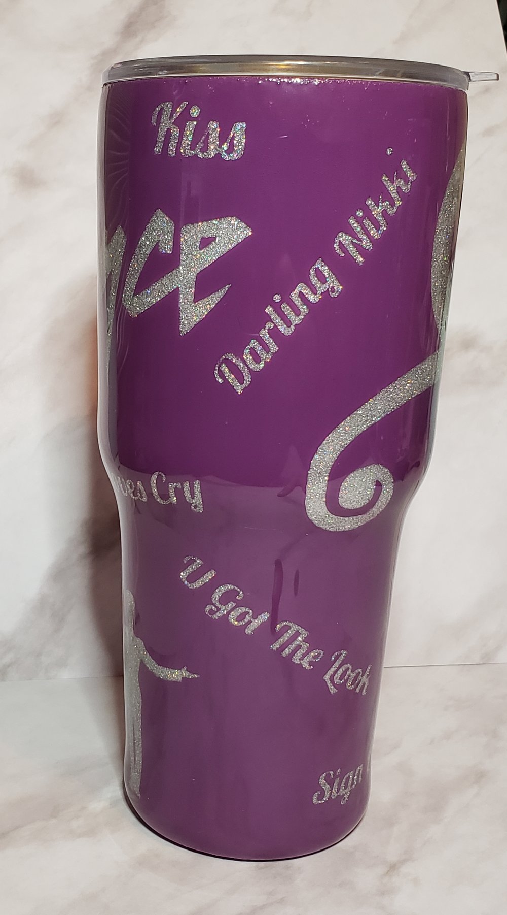 Image of Prince Greatest Hits Tumbler