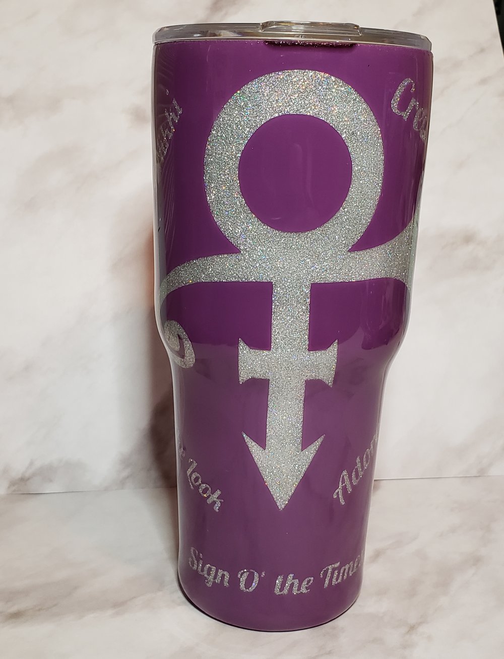 Image of Prince Greatest Hits Tumbler