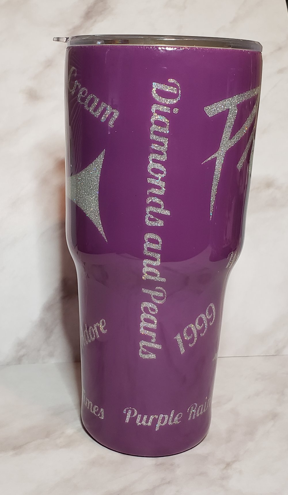 Image of Prince Greatest Hits Tumbler