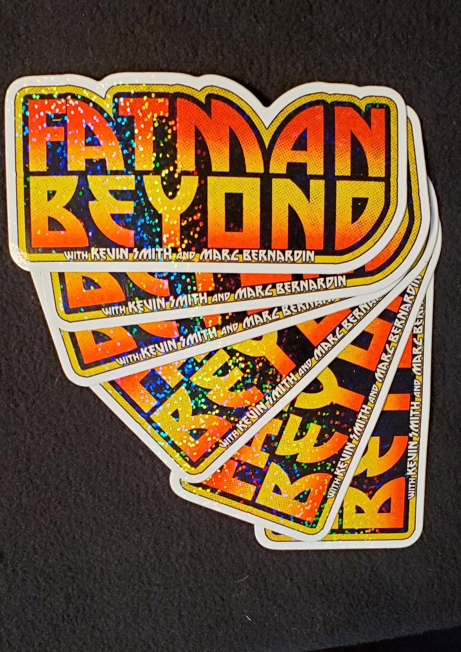 FATMAN BEYOND - Rock n Roll Holographic Logo Sticker