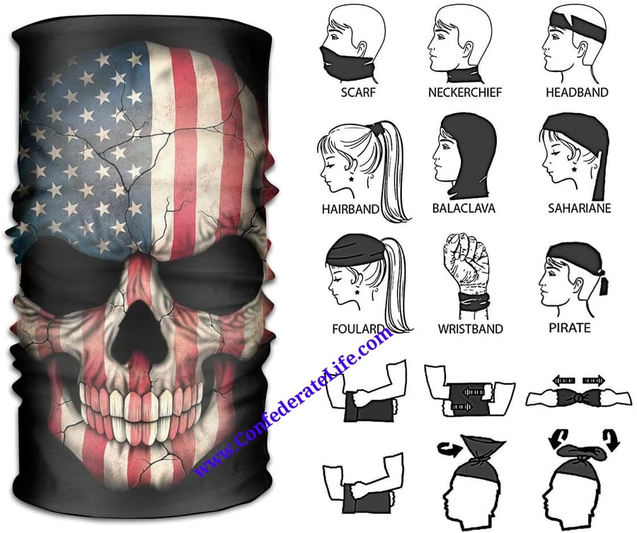 Image of American Skull Face Mask
