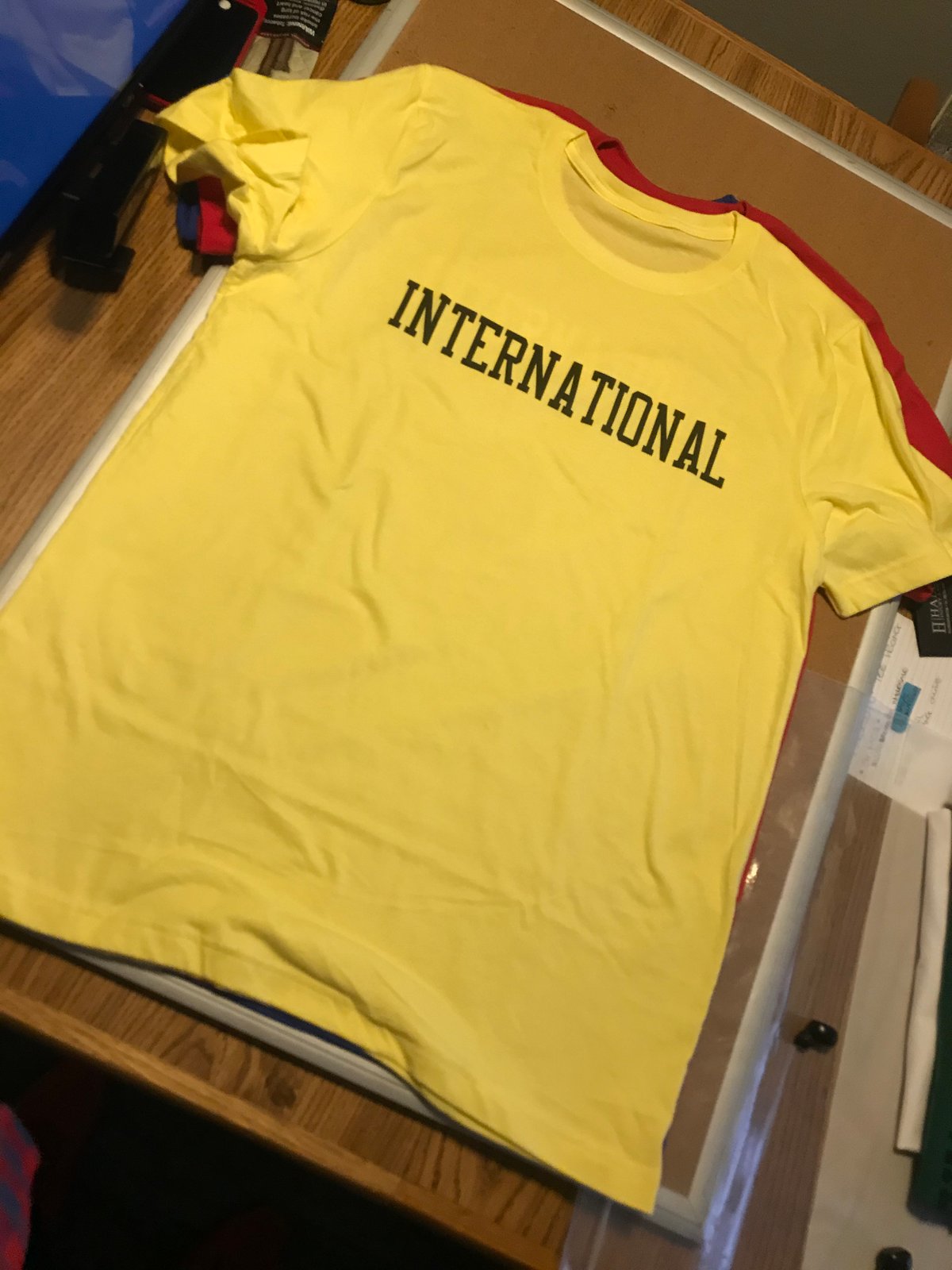 Image of International Tee (Yellow)