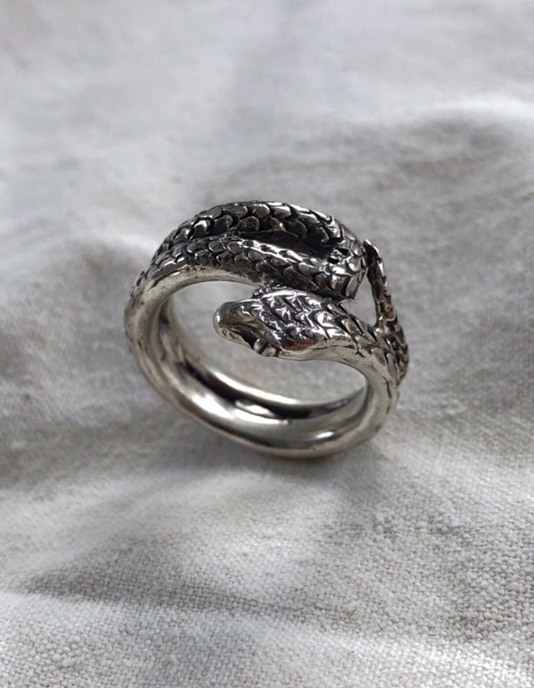 Image of coiled snake ring