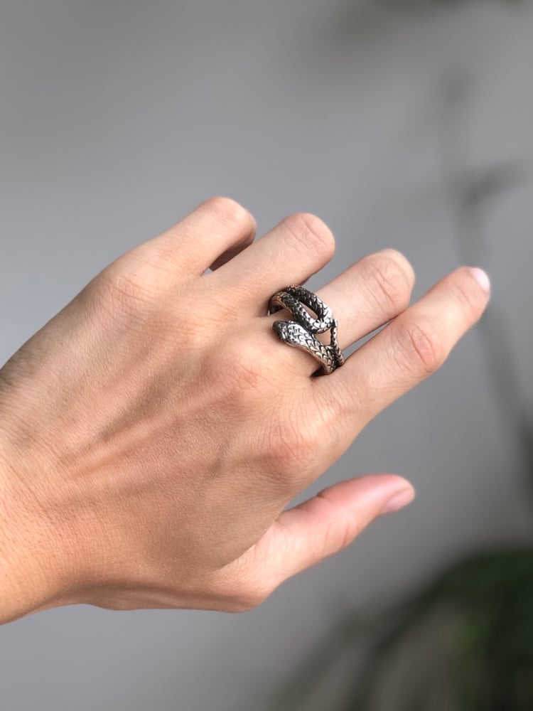 Image of coiled snake ring