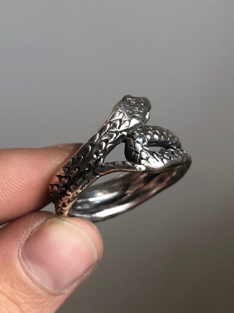 Image of coiled snake ring