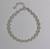 Image 5 of Chunky sterling silver bead bracelet