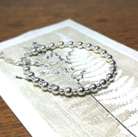 Image 2 of Chunky sterling silver bead bracelet