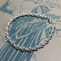 Image 4 of Chunky sterling silver bead bracelet
