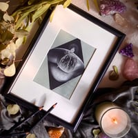 Image 1 of Original Charcoal Candle Drawing