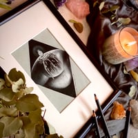 Image 2 of Original Charcoal Candle Drawing