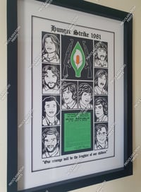 Image 2 of Hunger Strike 1981 H-Block A3 Print (Unframed).