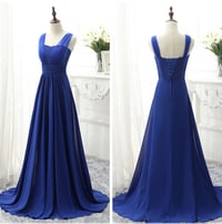 Image 2 of Charming Blue Long Prom Dress, Royal Blue Bridesmaid Dress