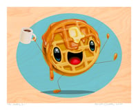 "Mr. Waffle 2.0" Giclee