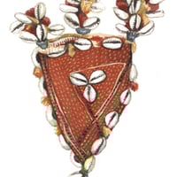 Image 2 of Original Painting - "Etui de corne Banjara" - 20x20 cm