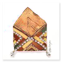 Image 1 of Original Painting - "Sac enveloppe" - 20x20 cm
