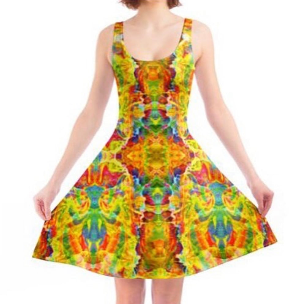 Image of Microscope Blossom ๐ฌ Skater Dress